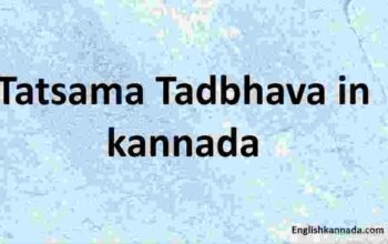 Tatsama Tadbhava in kannada/Tatsama Tadbhava