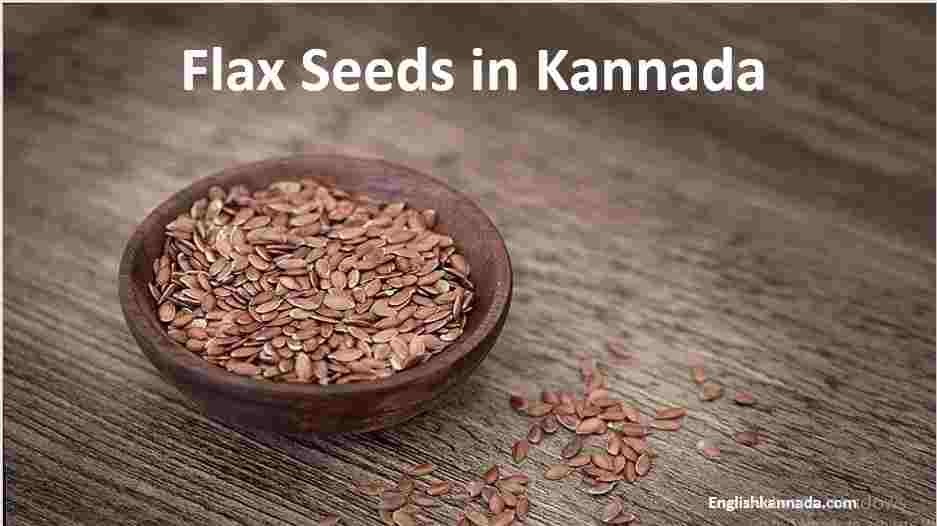 Flax Seeds in Kannada
